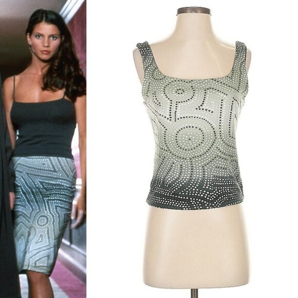 ASO CORDELIA CHASE ANGEL Alt Gray Top 90s RARE VINTAGE - Picture 1 of 8